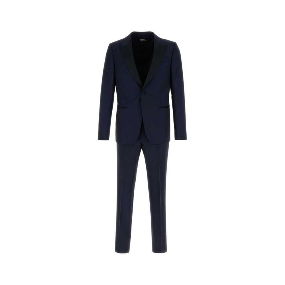 ZEGNA Formal Wool Tuxedo Suit Men BLUE Suits